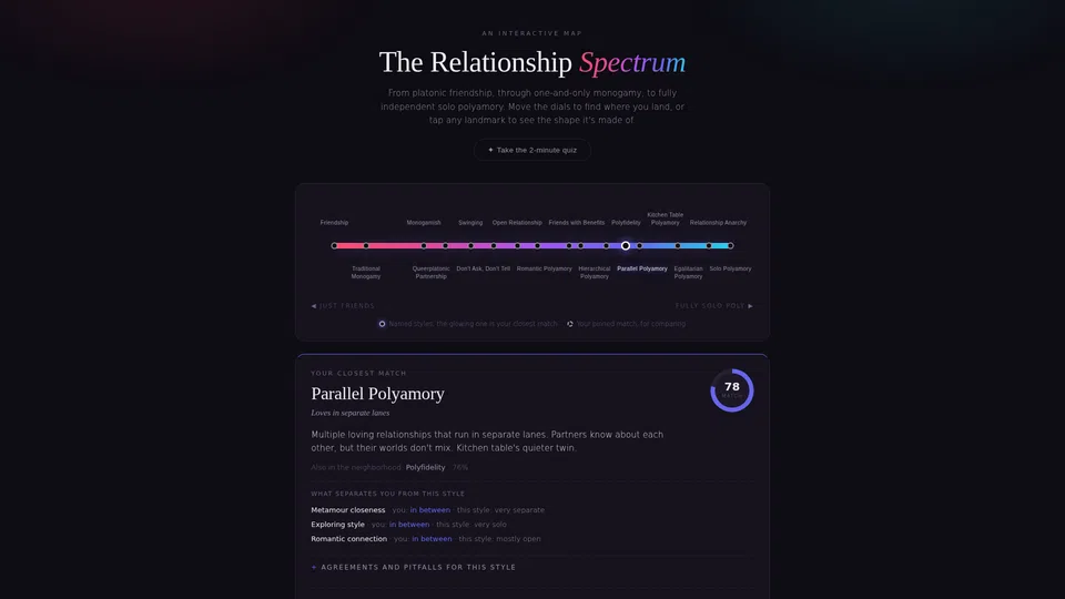 Homepage snapshot at launch