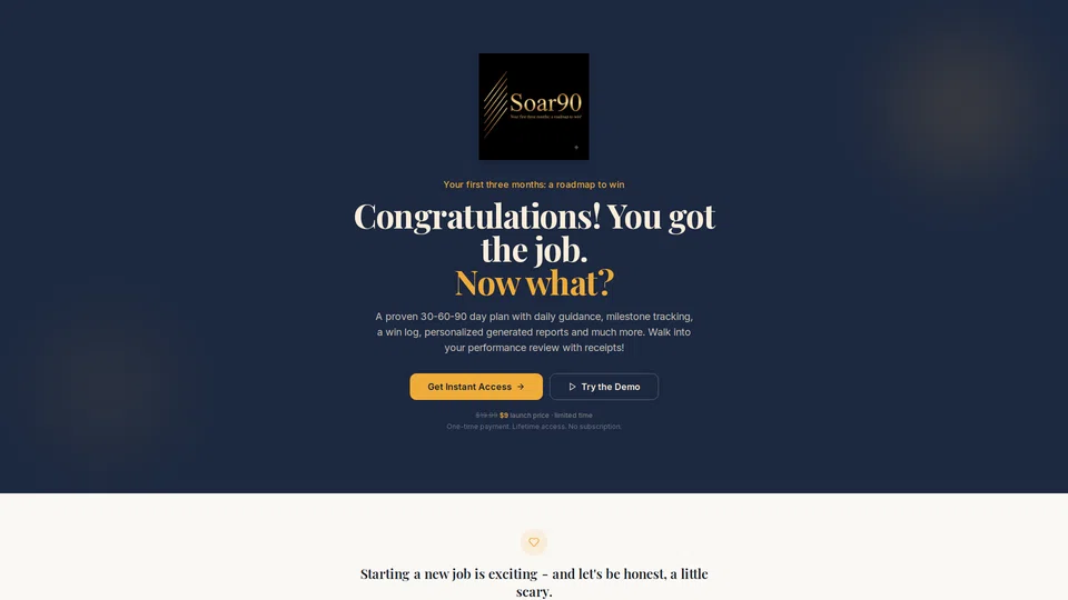 Homepage snapshot at launch