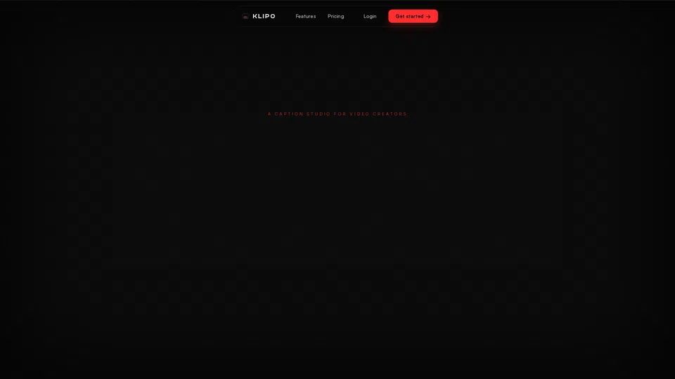 Homepage snapshot at launch
