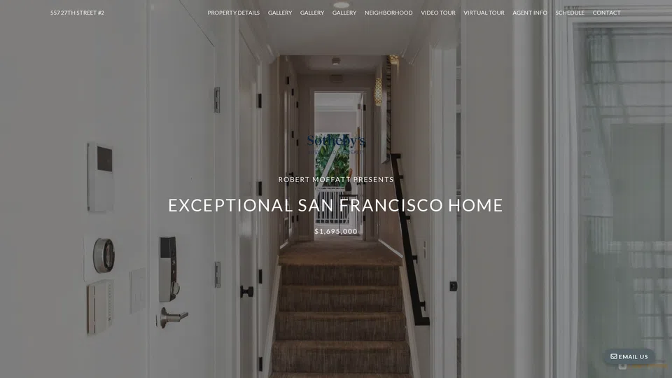 Homepage snapshot at launch