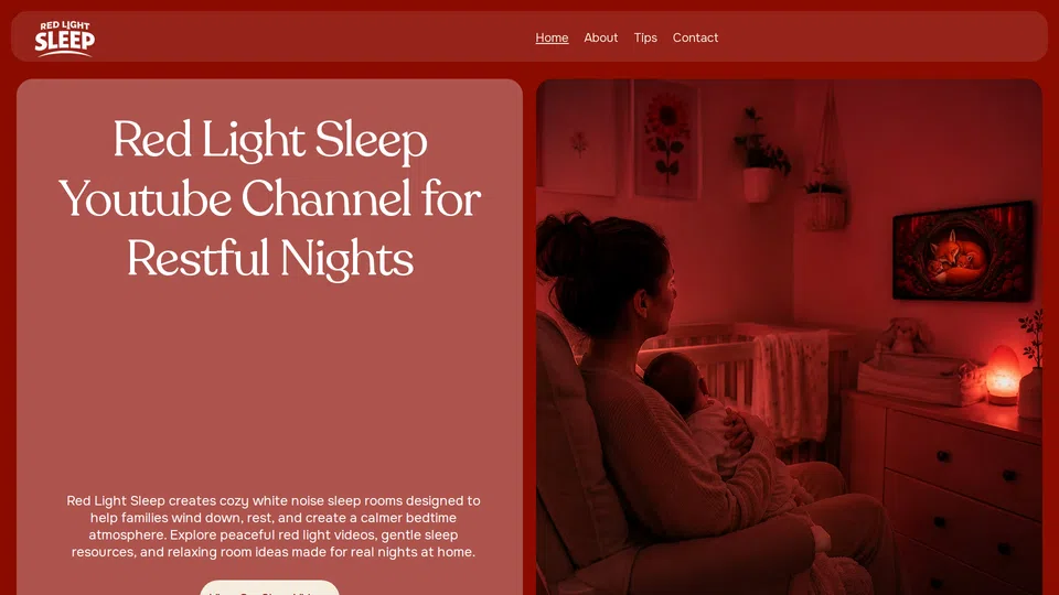 Homepage snapshot at launch