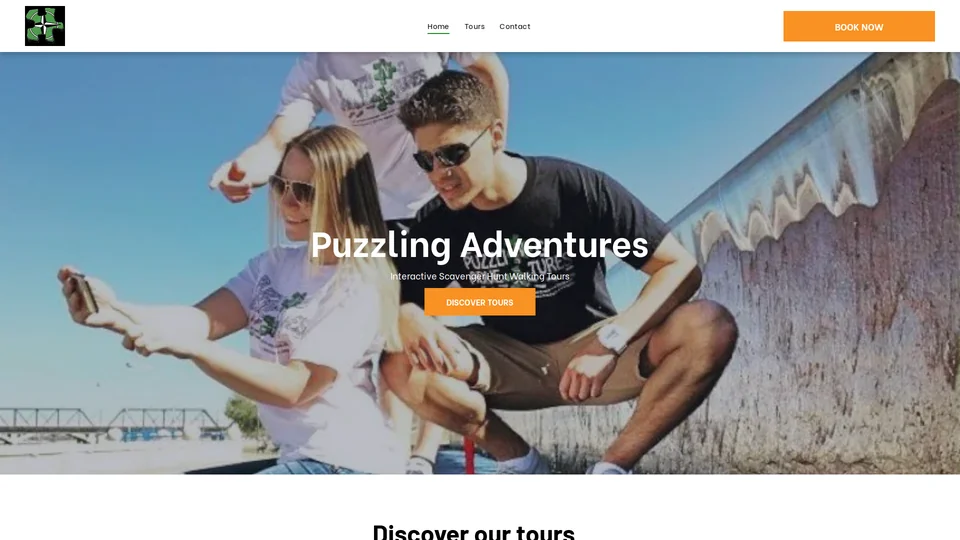 Homepage snapshot at launch