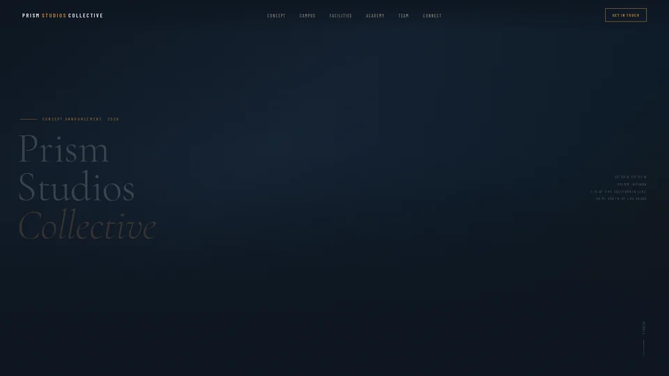 Homepage snapshot at launch