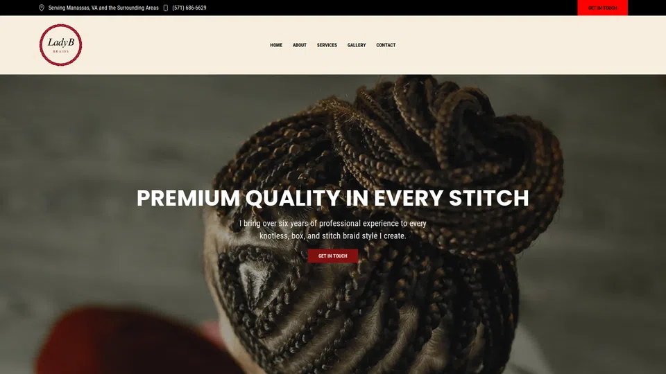 Homepage snapshot at launch
