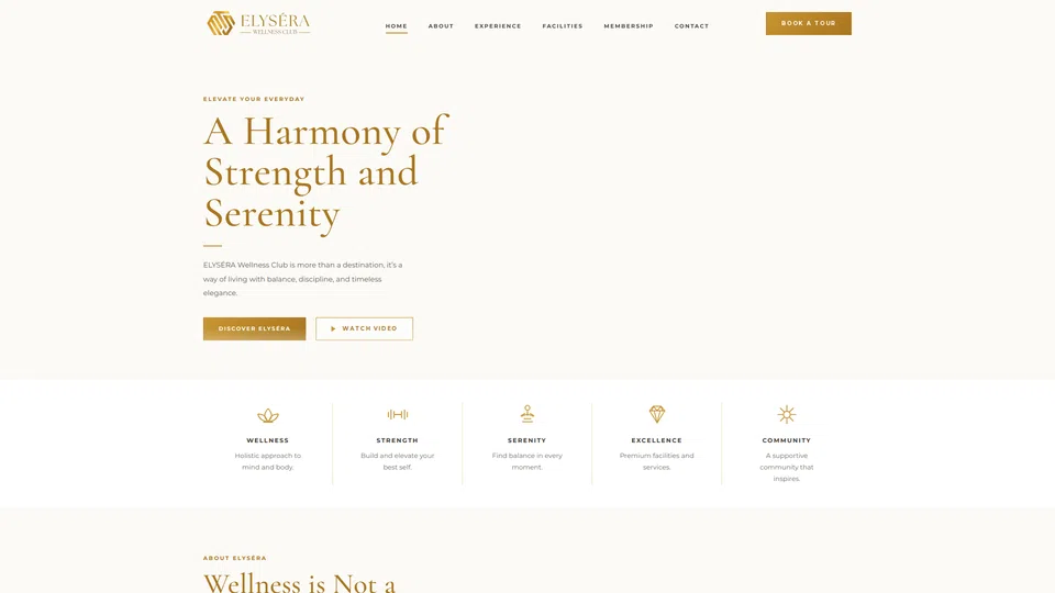 Homepage snapshot at launch