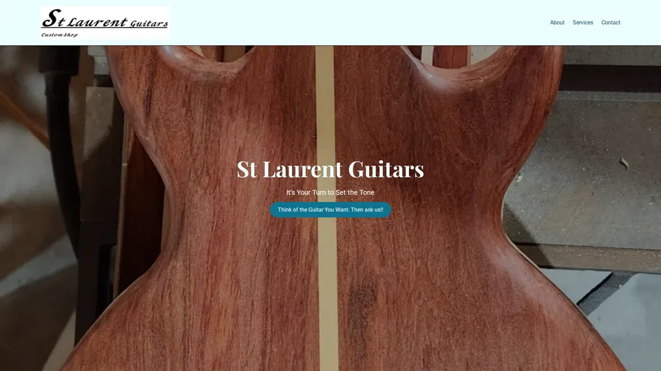 Homepage snapshot at launch