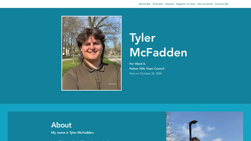Homepage snapshot at launch