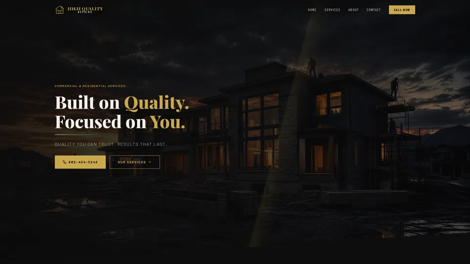 Homepage snapshot at launch