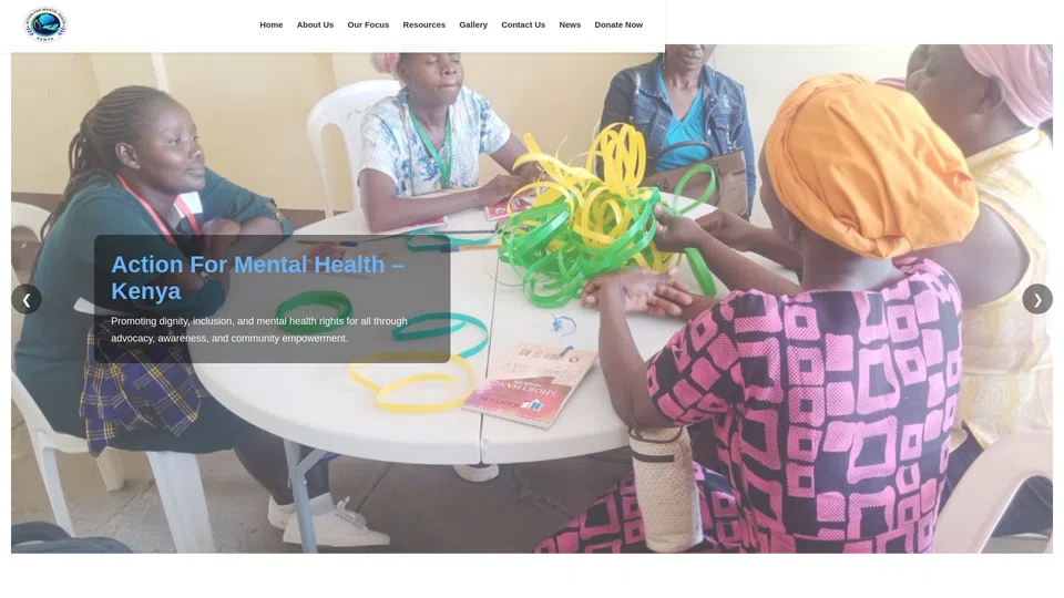 Homepage snapshot at launch