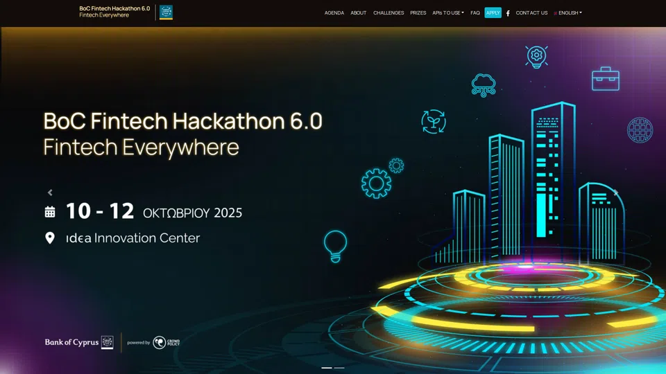 Homepage snapshot at launch