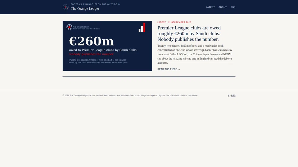 Homepage snapshot at launch