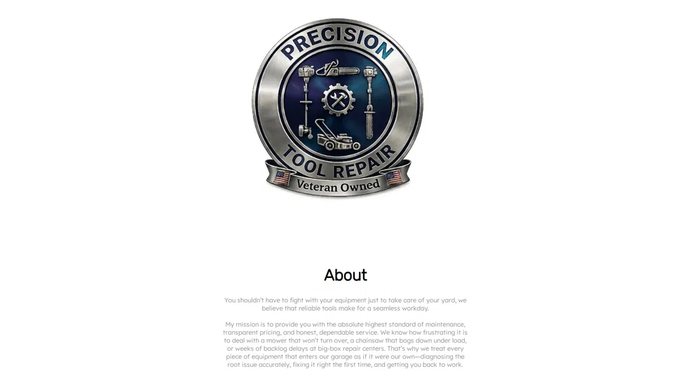 Homepage snapshot at launch