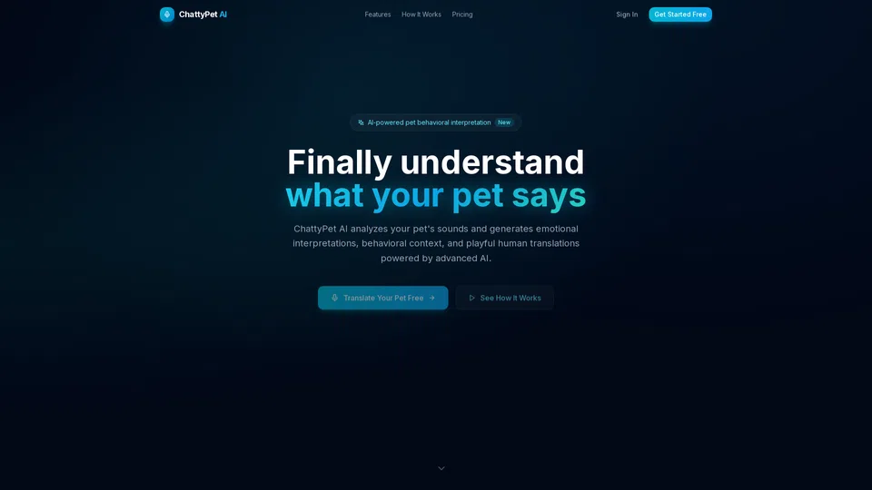 Homepage snapshot at launch