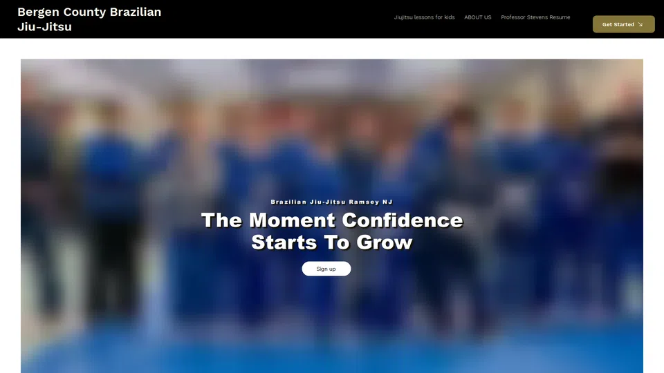 Homepage snapshot at launch
