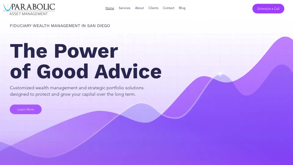 Homepage snapshot at launch
