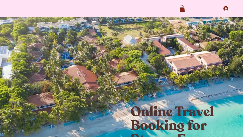 Homepage snapshot at launch