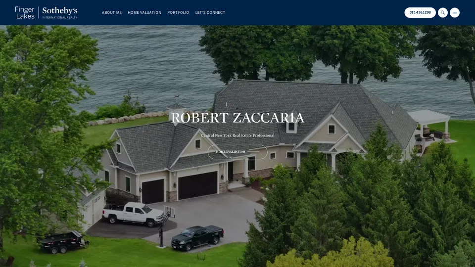 Homepage snapshot at launch