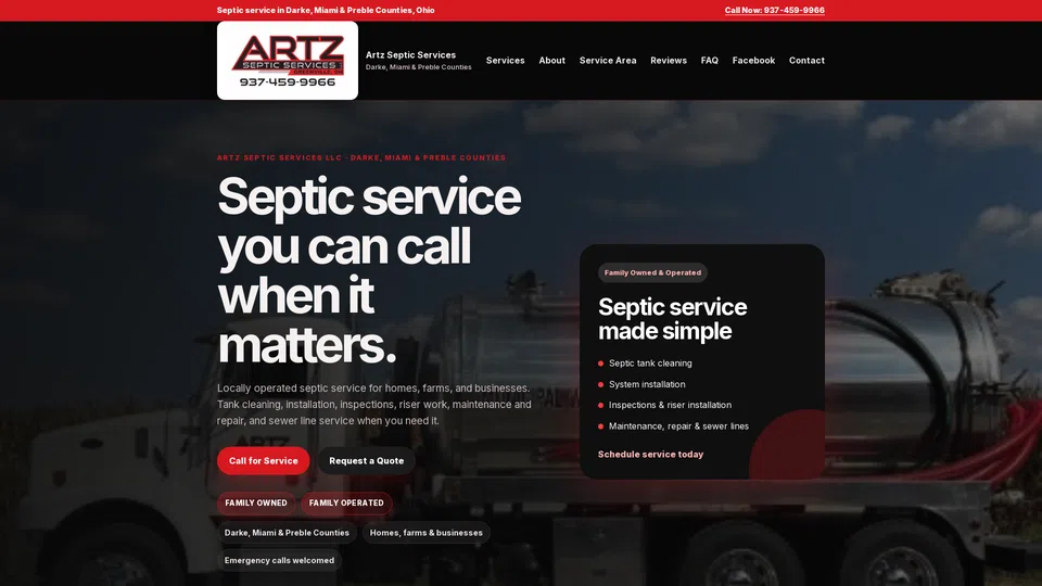 Homepage snapshot at launch