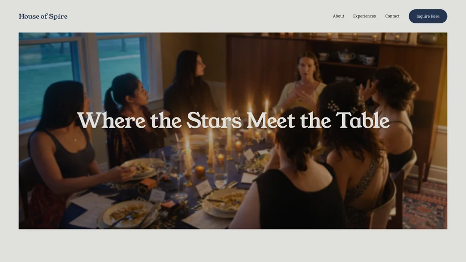 Homepage snapshot at launch