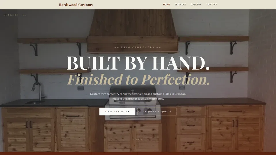 Homepage snapshot at launch