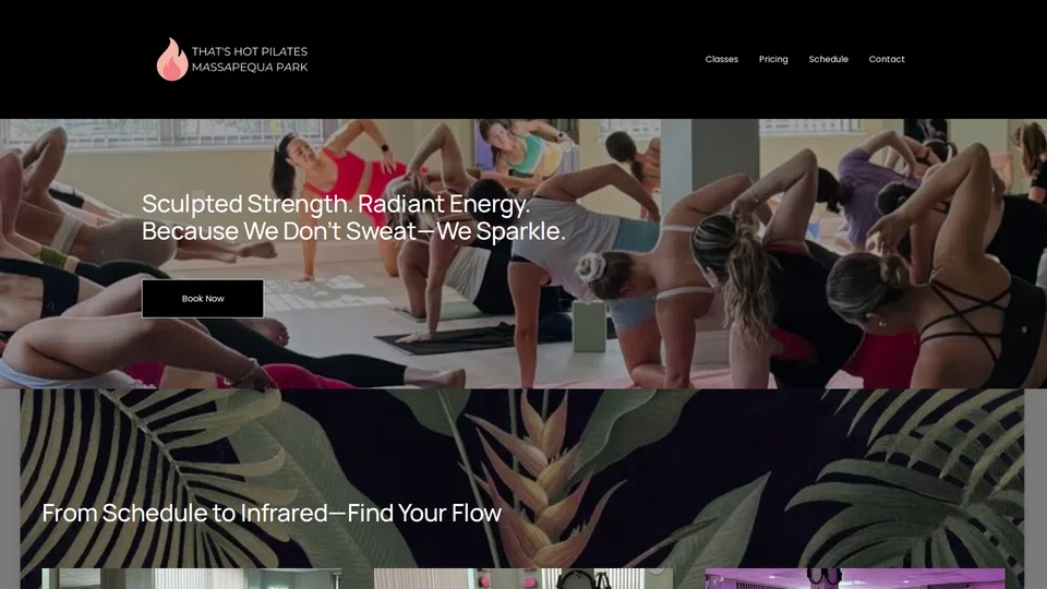 Homepage snapshot at launch
