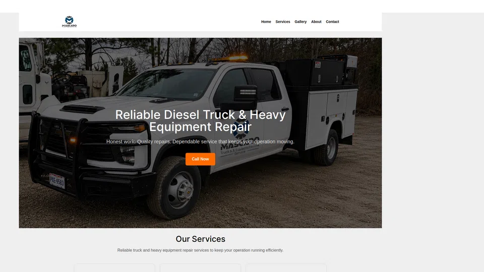 Homepage snapshot at launch