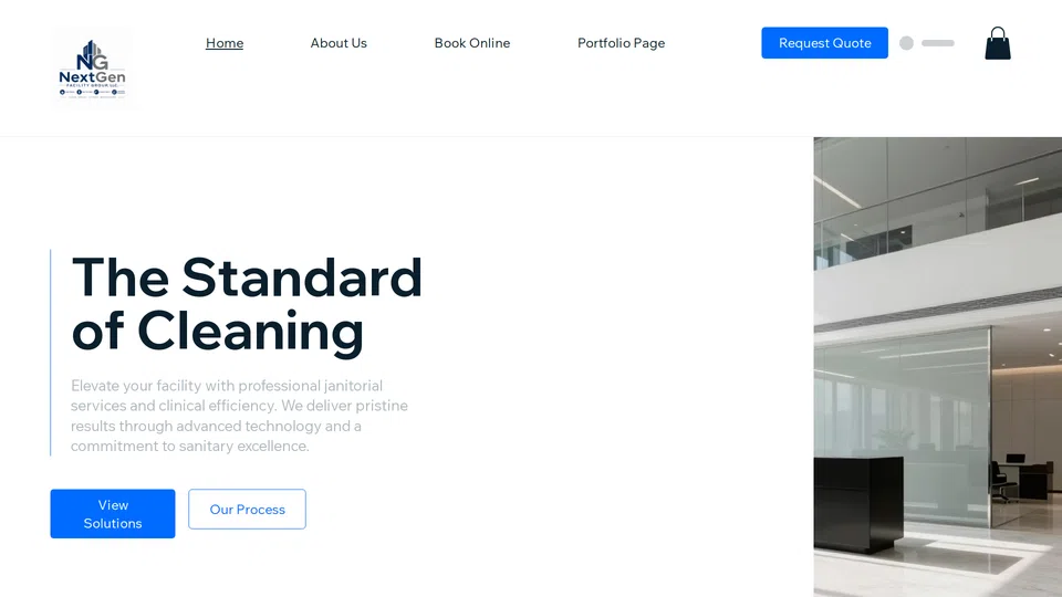 Homepage snapshot at launch