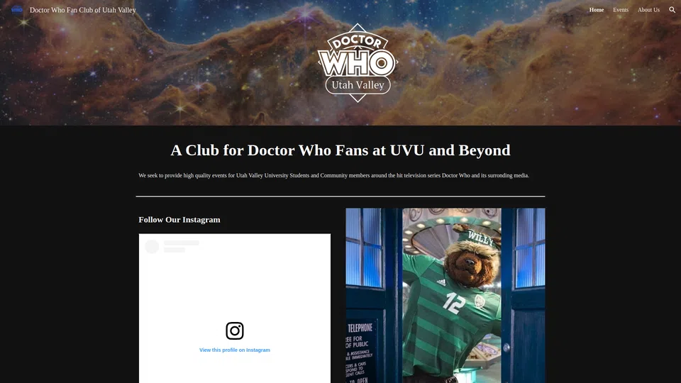 Homepage snapshot at launch