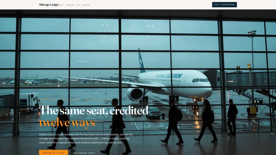 Homepage snapshot at launch
