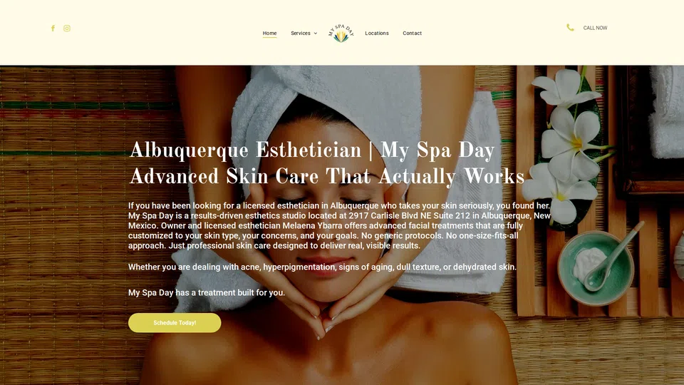 Homepage snapshot at launch