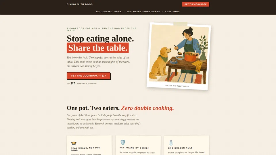 Homepage snapshot at launch