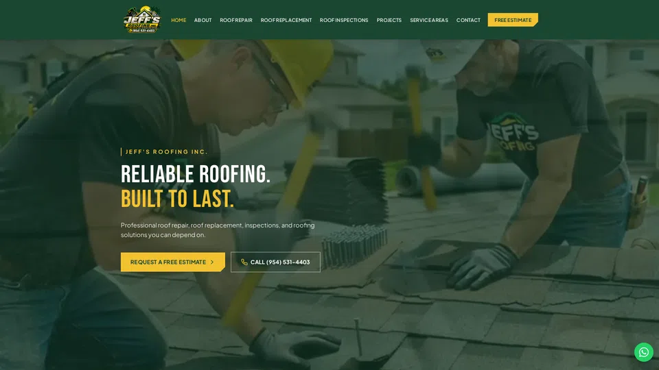 Homepage snapshot at launch