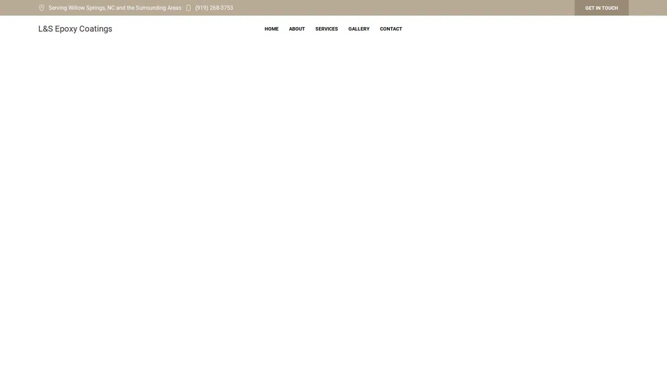 Homepage snapshot at launch
