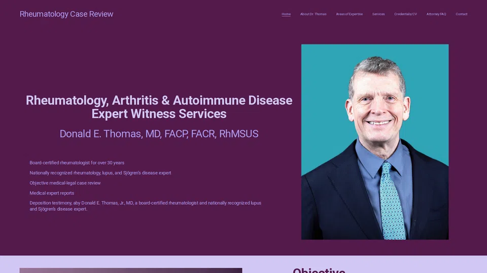 Homepage snapshot at launch