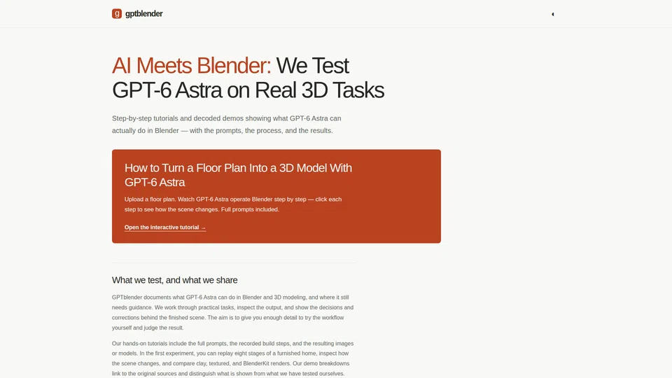 Homepage snapshot at launch