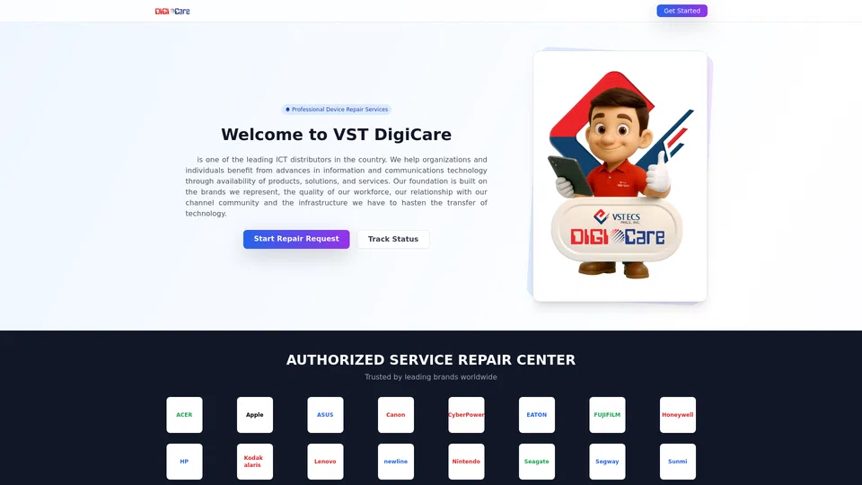 Homepage snapshot at launch