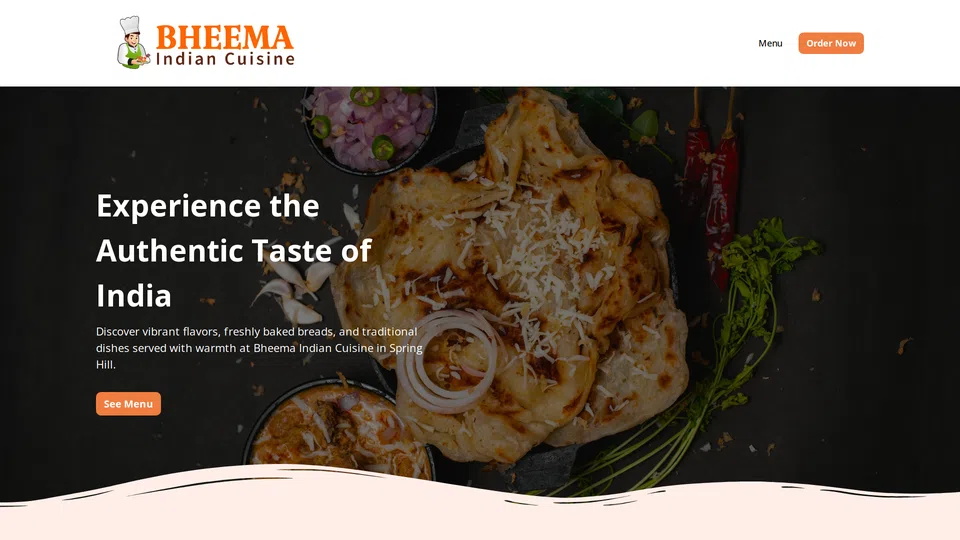 Homepage snapshot at launch