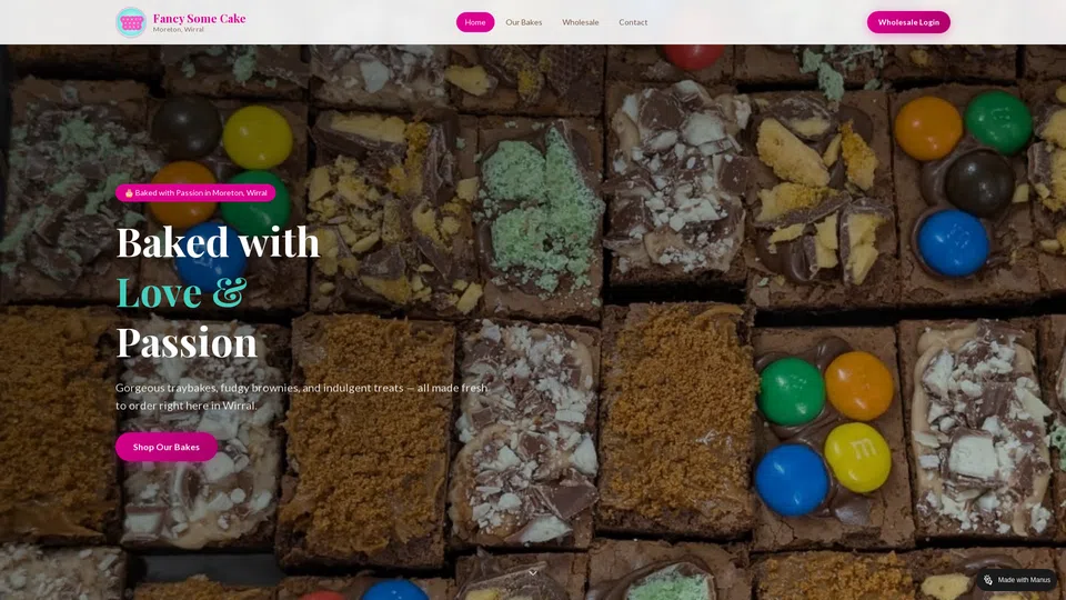 Homepage snapshot at launch