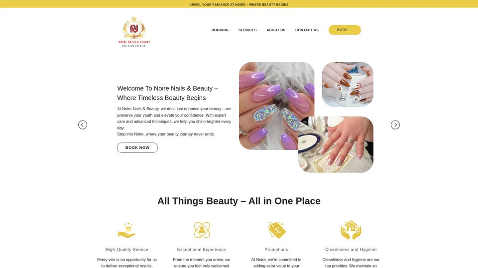 Homepage snapshot at launch
