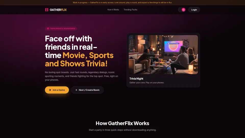 Homepage snapshot at launch