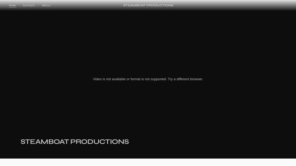 Homepage snapshot at launch