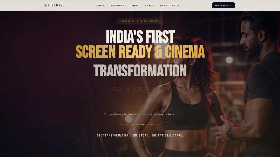 Homepage snapshot at launch