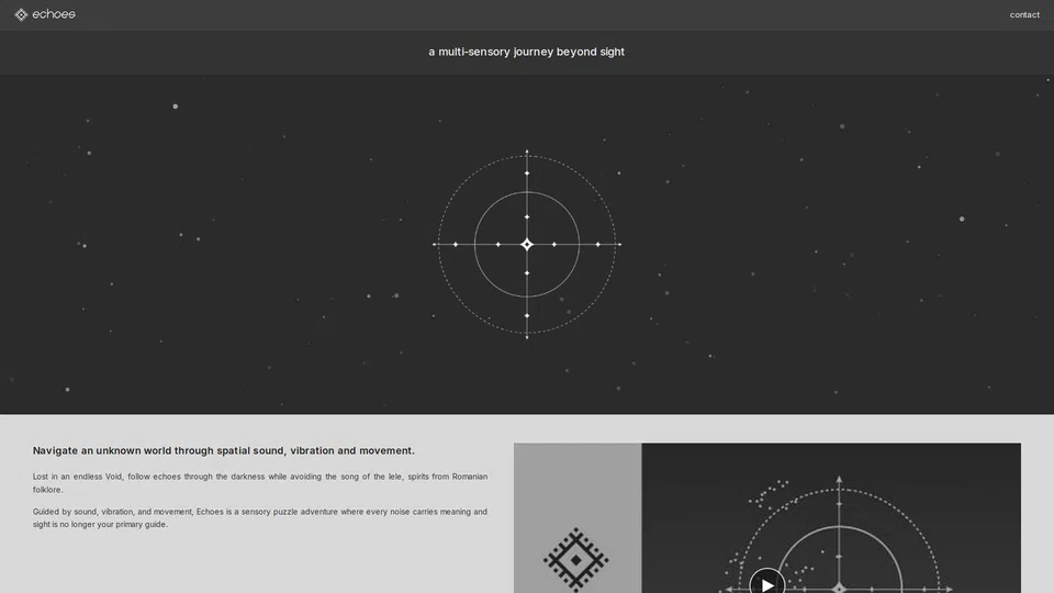 Homepage snapshot at launch