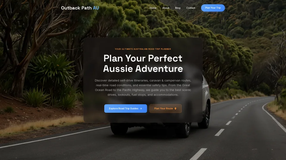 Homepage snapshot at launch