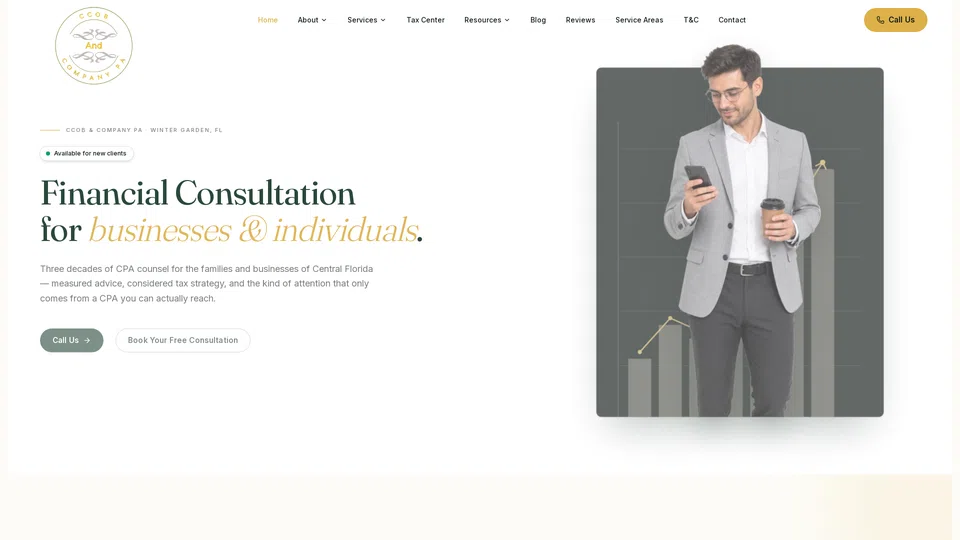 Homepage snapshot at launch