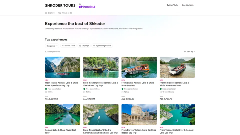 Homepage snapshot at launch