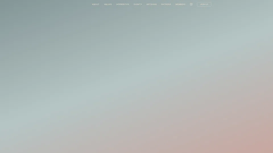 Homepage snapshot at launch