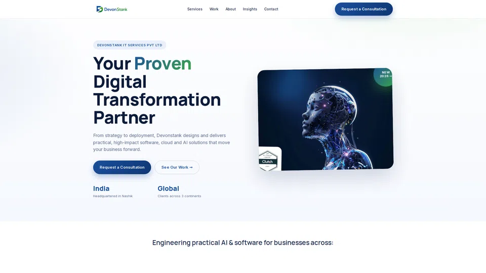 Homepage snapshot at launch