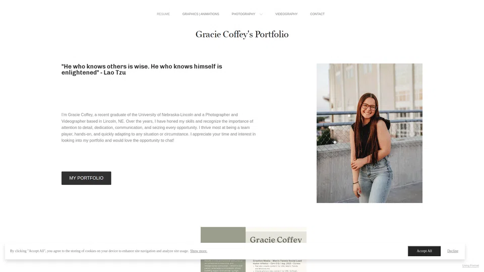 Homepage snapshot at launch