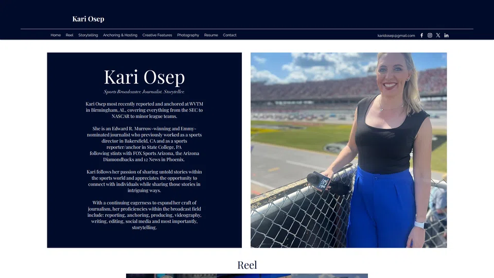 Homepage snapshot at launch
